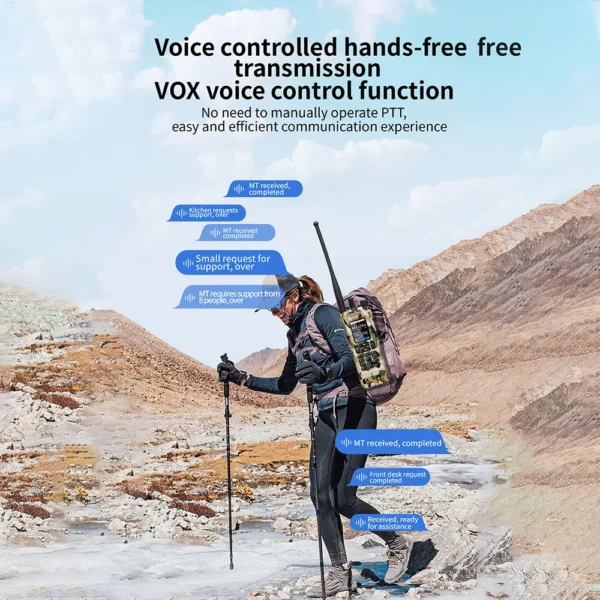 Baofeng UV-32 GPS 10W Multi Band Radio Programming Wireless Copy Frequency NOAA Long Range Ham Two Way Radio Camping Walkie Talkie - Image 2