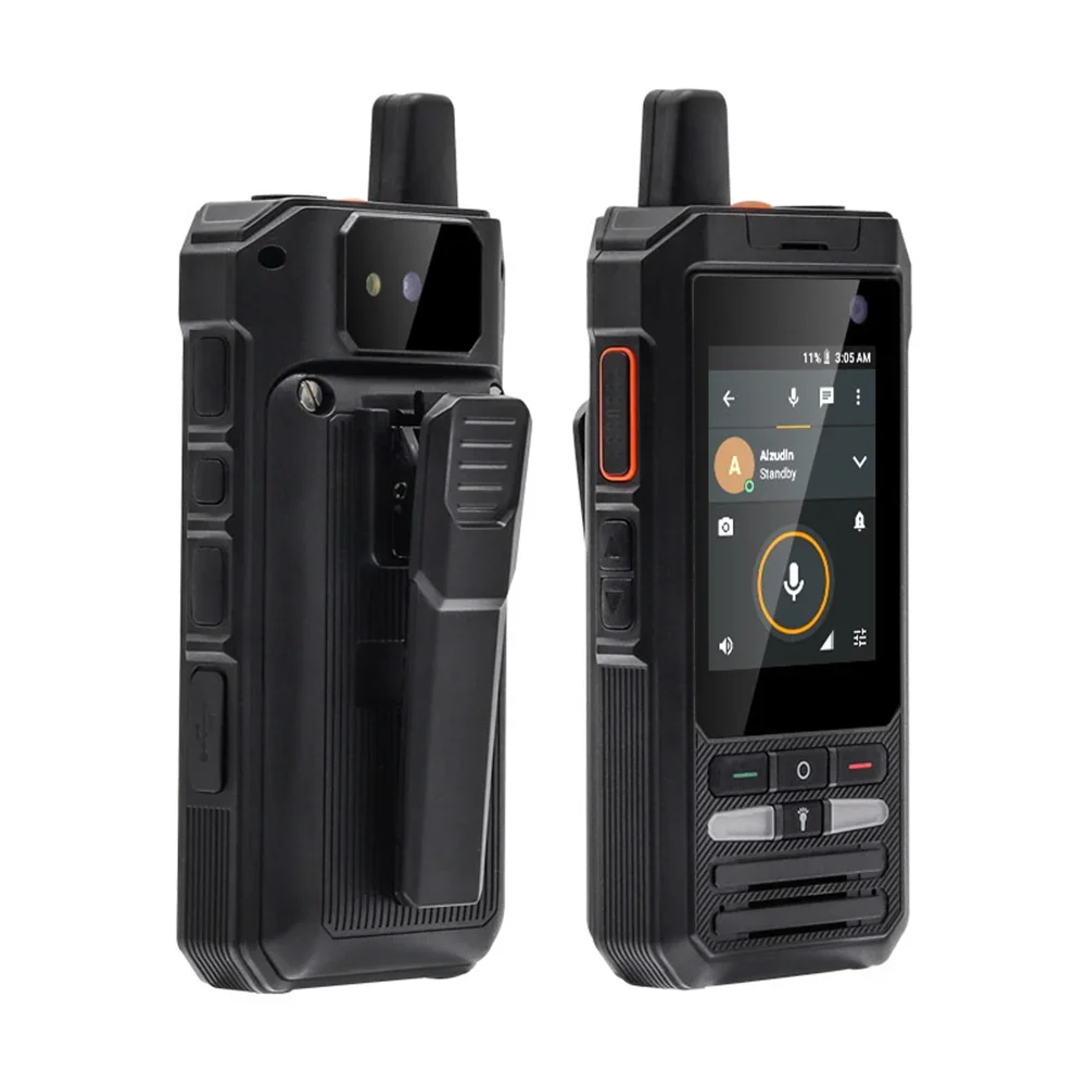 UNIWA F80S POC Walkie Talkie 4G Rugged Phone Spreadtrum Quad Core 1GB+8GB 5300mAh Battery 2.4Inch 1.4GHz Android 10 Mobile Phone - Image 2