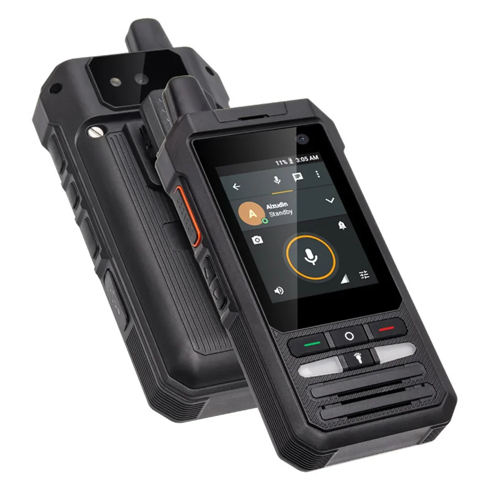 UNIWA F80S POC Walkie Talkie 4G Rugged Phone Spreadtrum Quad Core 1GB+8GB 5300mAh Battery 2.4Inch 1.4GHz Android 10 Mobile Phone - Image 3
