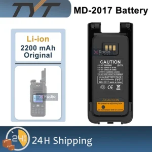 TYT Battery LB-75L 2200mAh Rechargeable 7.4V For DMR MD-2017 GPS Two Way Radio