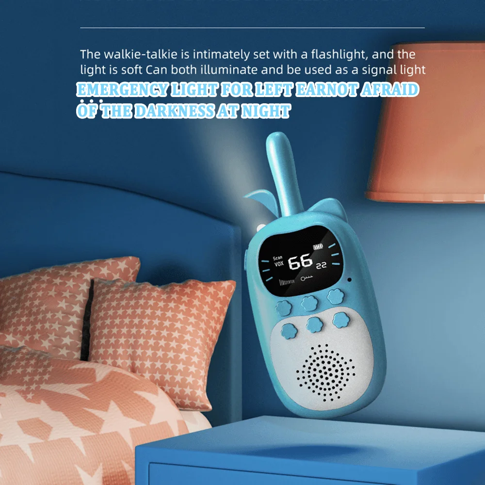 New Walkie Talkie 2pcs Kids Long Distance Electronic Toys Children Baby Radio Phone For Boys Girls Christmas Birthday Gift - Image 3