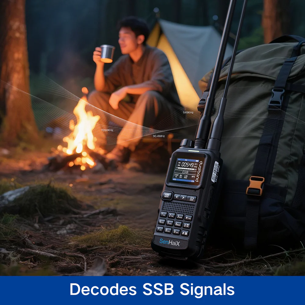 SHX‑8650 UV Dual‑Band Emergency Walkie‑Talkie with 8W Output, SOS, Bluetooth - Image 7