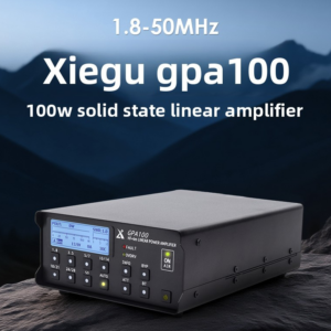 Xiegu GPA100 100W Wideband Linear Power Amplifier 1.8–50MHz HF/VHF RF Amp for Amateur Radio