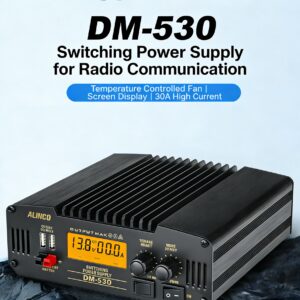 ALINCO DM-530 High-Current Switching Power Supply 13.8V 30A for Ham Radio