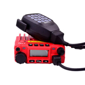QYT KT-8900 Red Mini Mobile Radio 25W Dual Band VHF/UHF Ham Transceiver for Car, Taxi & Amateur Radi