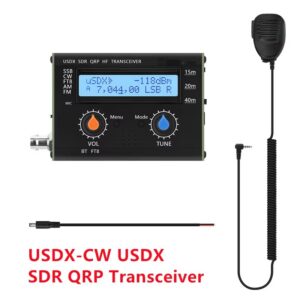 USDX-CW/USDX-FT8 5W usDX SDR QRP Transceiver QCX-SSB to SSB 15m/20m/40m 3-Band All Mode HF Transceiver With Bluetooth