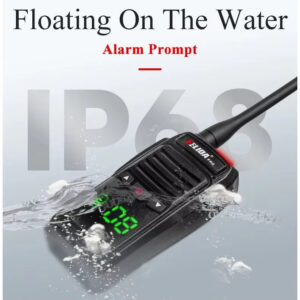 Floating IP68 Marine Radio 5W VHF UHF Handheld Walkie Talkie Waterproof Two Way Transceiver