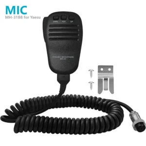 MH-31B8 Handheld Speaker Microphone Compatible with Yaesu Two Way Radios