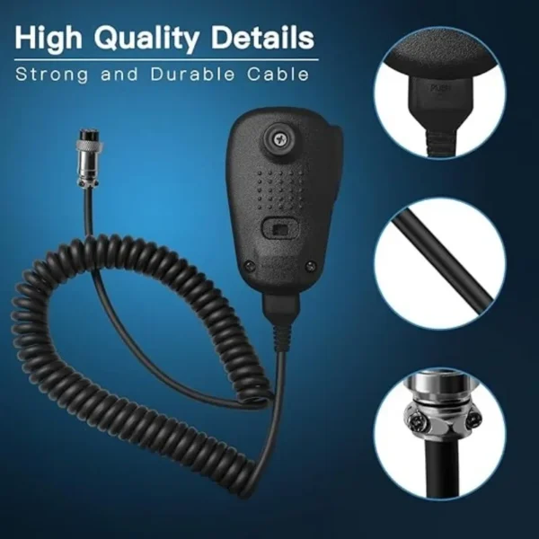 MH-31B8 Handheld Speaker Microphone Compatible with Yaesu Two Way Radios - Image 5
