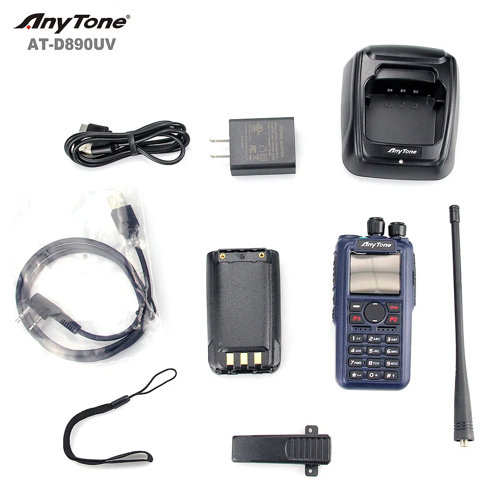 AT-D890UV Anytone New Arrival Multi-Protocol Digital and Analog Radio - Image 6