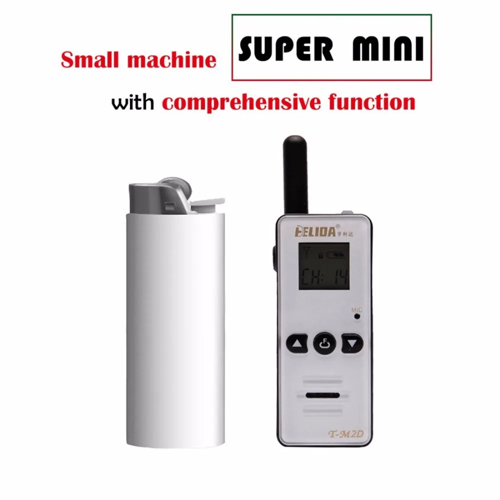 400‑520MHz Super Mini Two‑Way Radio T‑M2D, 128 Channels Handheld Walkie‑Talkie - Image 3