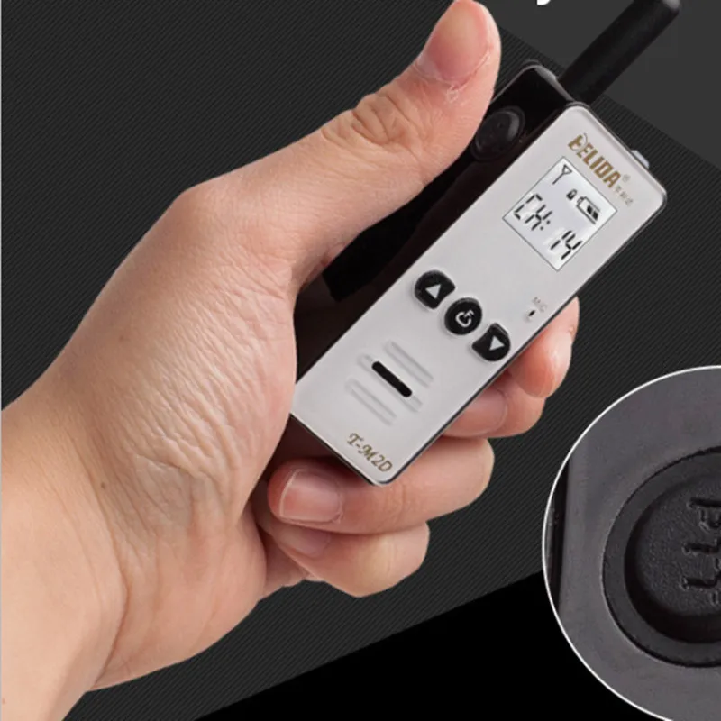 400‑520MHz Super Mini Two‑Way Radio T‑M2D, 128 Channels Handheld Walkie‑Talkie