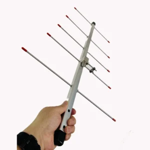 UHF 420-450MHz 5-Element Yagi Beam Antenna High Gain Adjustable Detachable Amateur Radio Antenna
