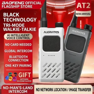 BAOFENG ALERVITES AT2 Review & Buy: Ultra-Portable Two-Way Radio Featuring Public Network Unlimited Range & Fast One-Key Sync