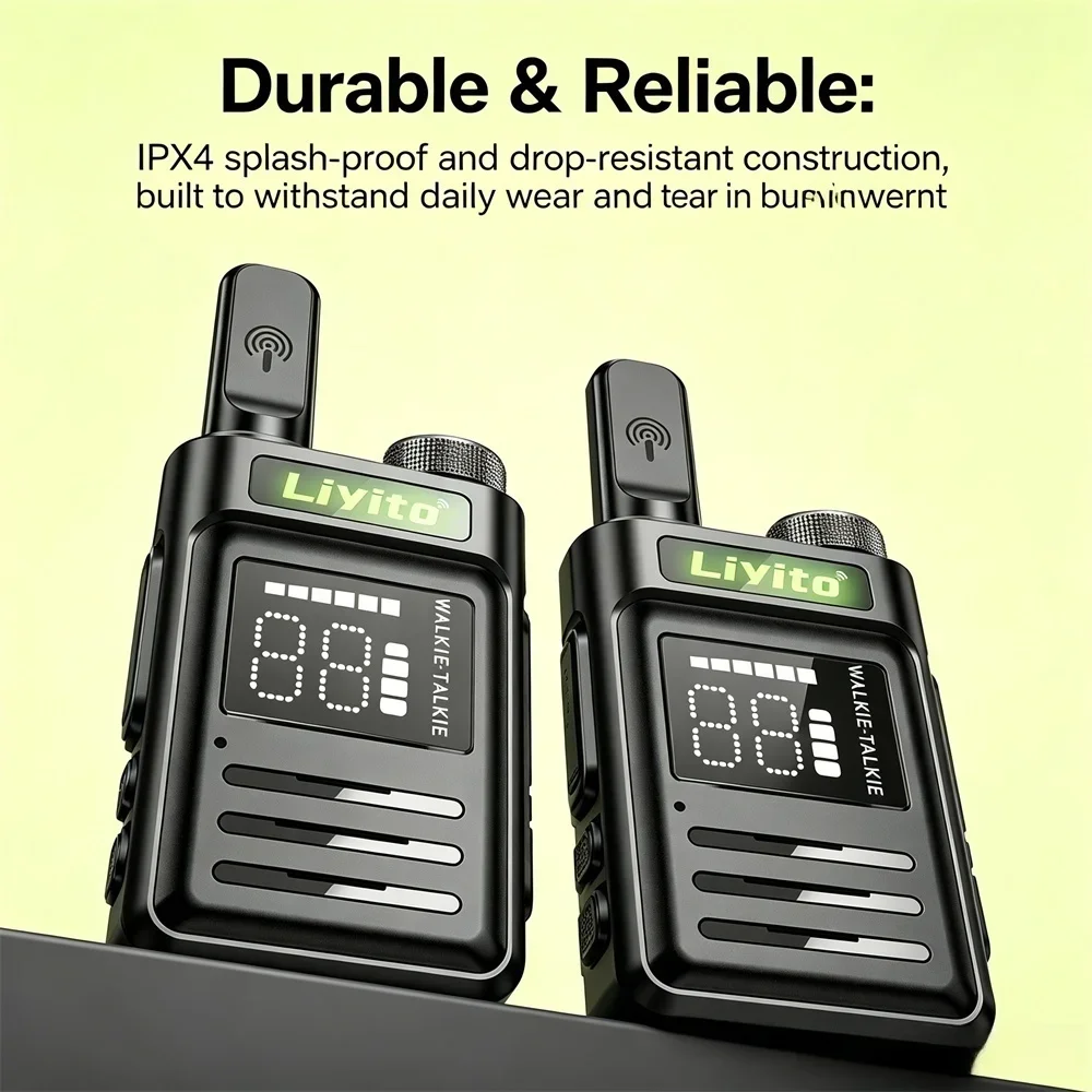 Newest Mini Walkie Talkie Long Range Rechargeable Durable for Camping Hiking Outdoor Adventure COD Radio - Image 3