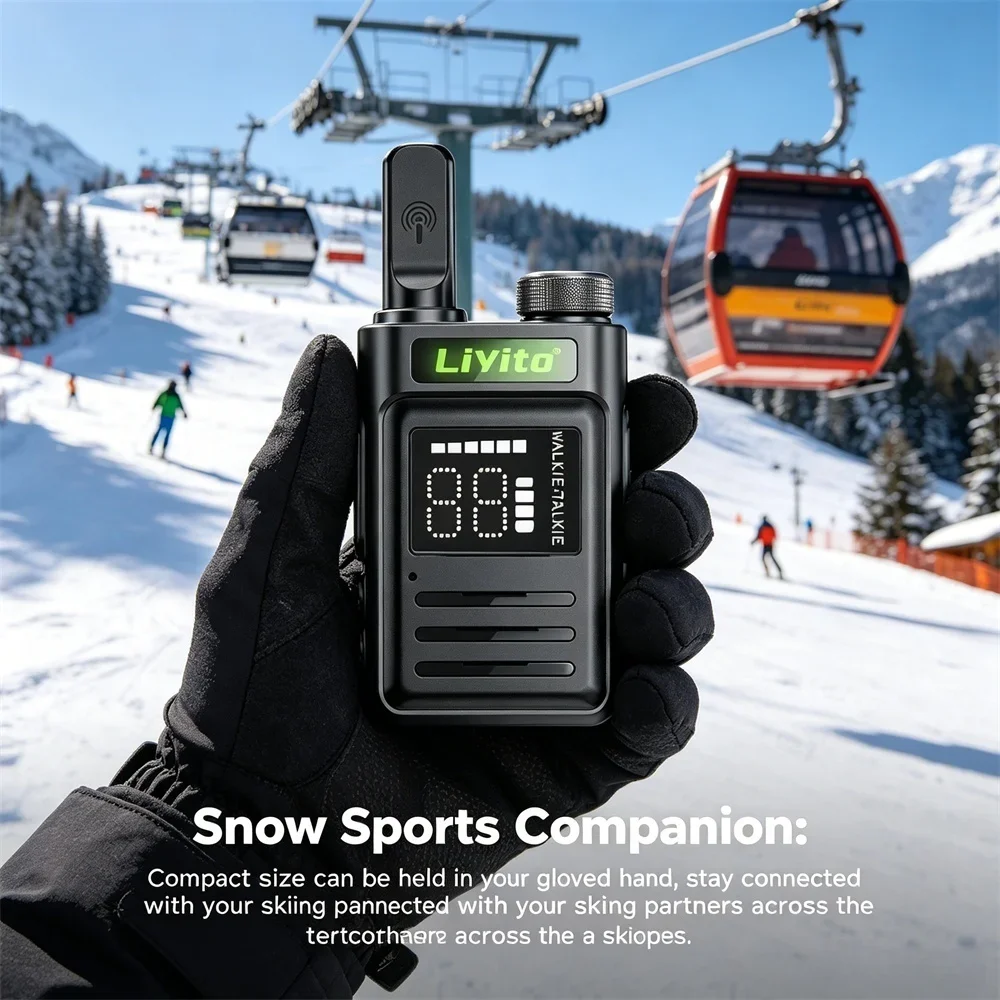 Newest Mini Walkie Talkie Long Range Rechargeable Durable for Camping Hiking Outdoor Adventure COD Radio - Image 2