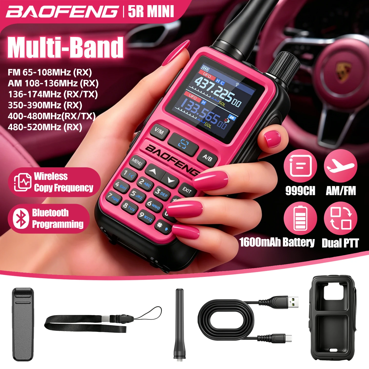 Baofeng 5Rmini Newest Walkie Talkie Free Shipping - Image 6