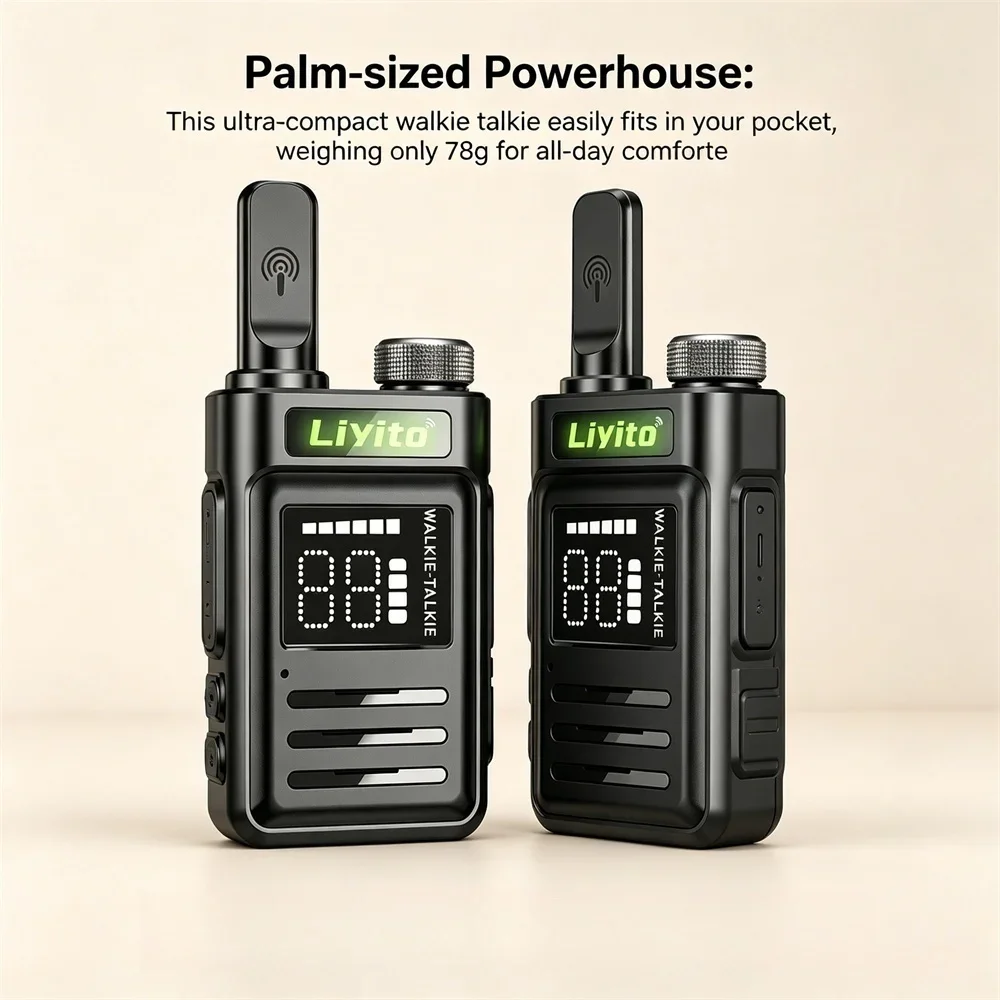 Newest Mini Walkie Talkie Long Range Rechargeable Durable for Camping Hiking Outdoor Adventure COD Radio - Image 4
