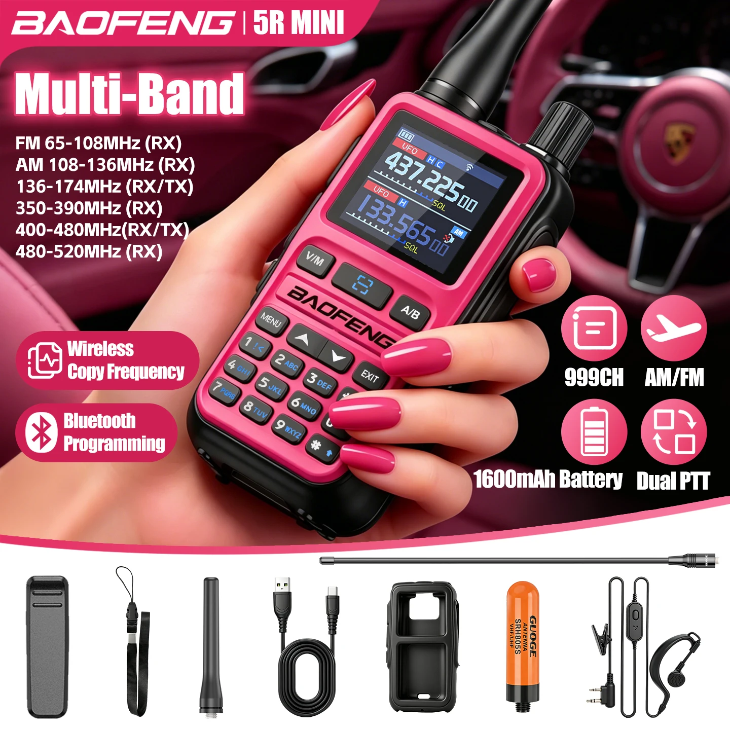 Baofeng 5Rmini Newest Walkie Talkie Free Shipping - Image 3