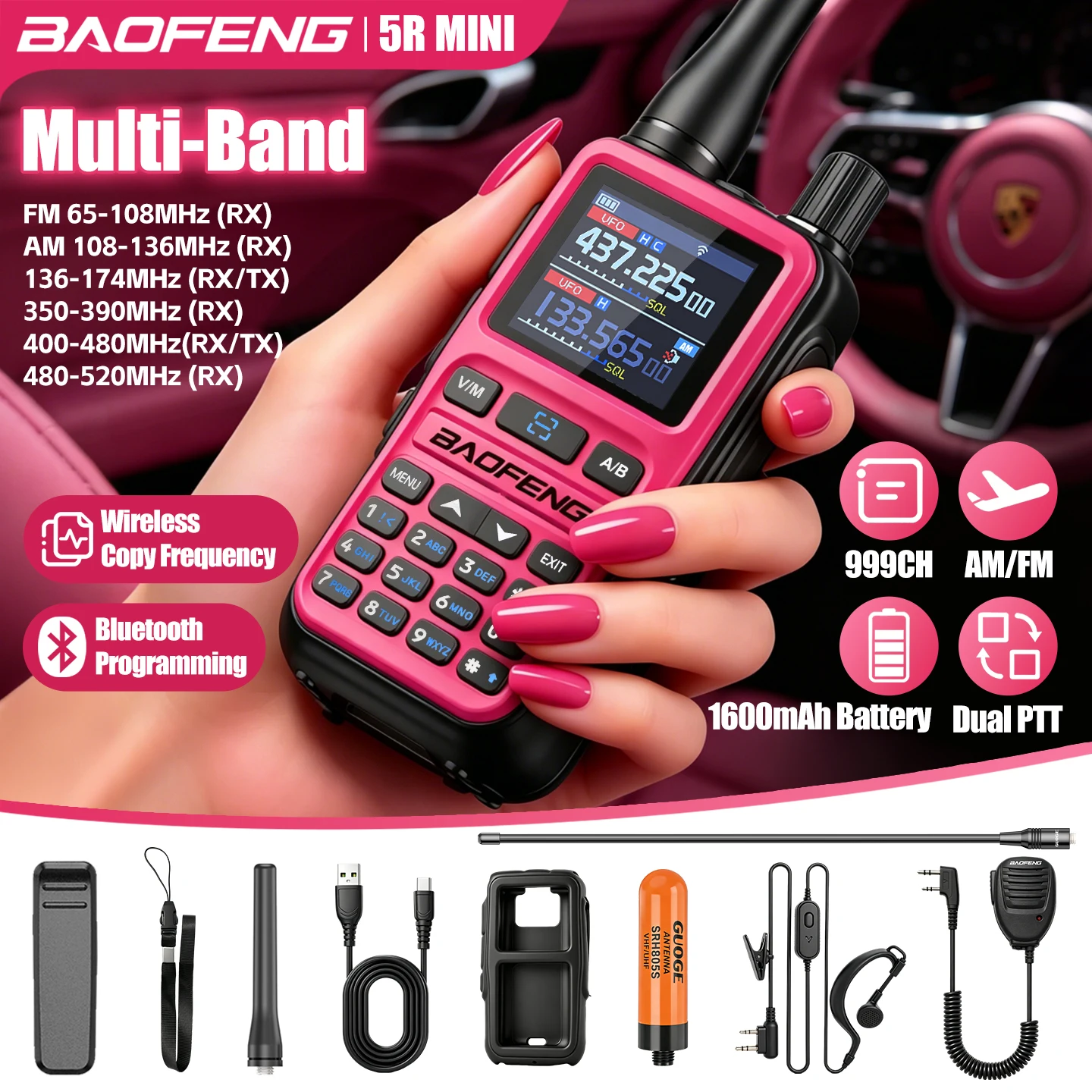 Baofeng 5Rmini Newest Walkie Talkie Free Shipping - Image 2